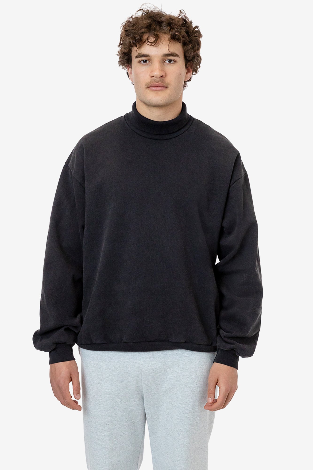 HF13 - Heavy Fleece Turtleneck (Garment Dye) – Los Angeles Apparel