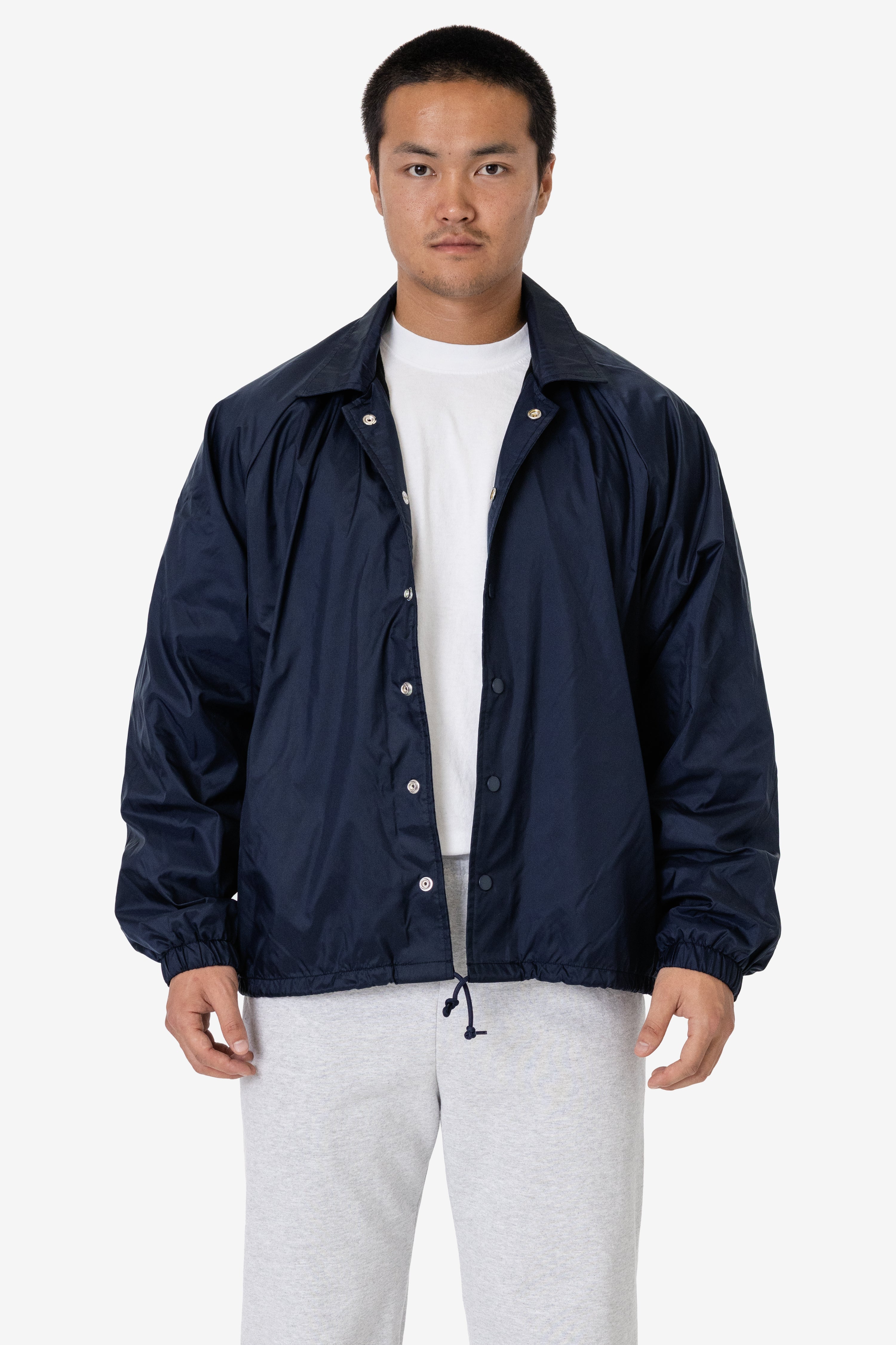 RNF401 - Nylon Raglan Coaches Jacket – Los Angeles Apparel