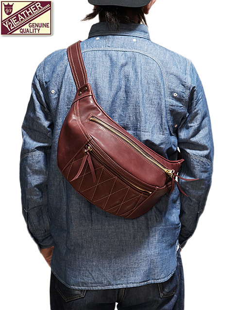 HYSTERIC GLAMOUR 馬革 ホースハイド レザー ウエストバッグ HYSTERIC