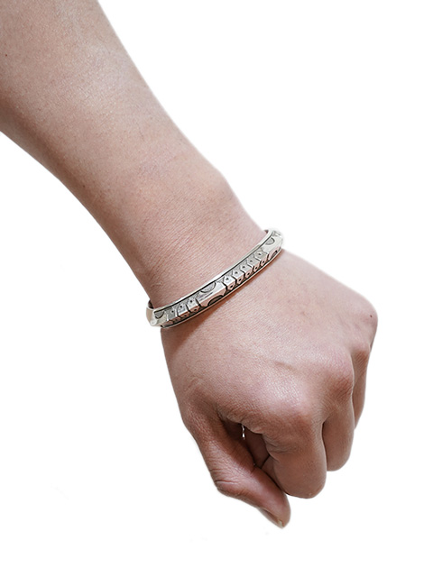 新品 ナバホ ランディ セカテロ トライアングル バングル ブレスレット