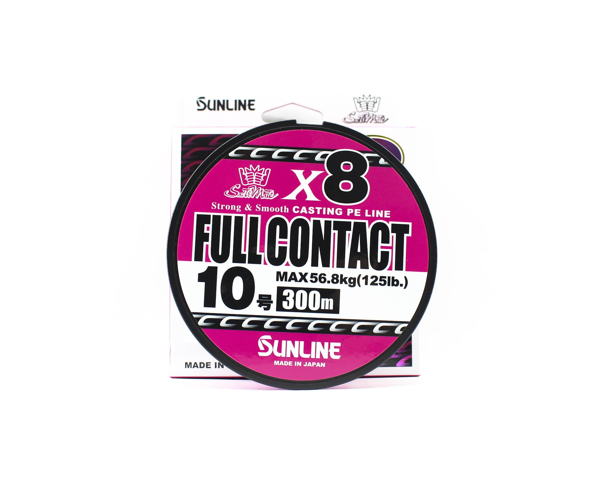 Sunline P.E Line X8 Full Contact Casting 300m P.E 10 125lb Pink (5841)