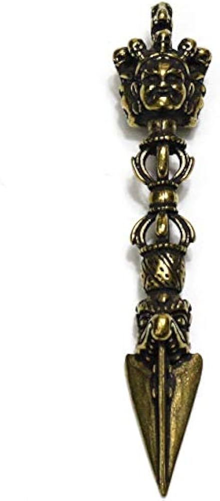 Amazon｜密教法具 独鈷杵 プルパ ブルパ 金剛杭 Sサイズ 馬頭観音 迦楼