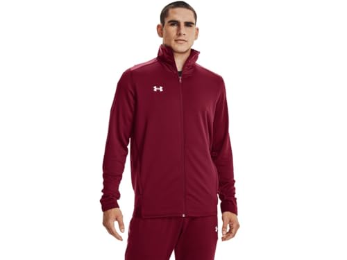 Under Armour Command Mens Warm-up Full Zip S Cardinal-white at
