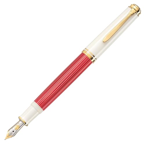 Amazon | Pelikan ペリカン 万年筆 EF 極細字 スーベレーン レッド