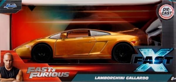 ワイルドスピード ダイキャストカー ランボルギーニ ゴールド