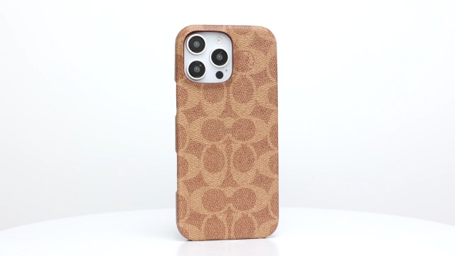 Amazon.com: Coach Signature Canvas Slim Wrap iPhone 16 Case