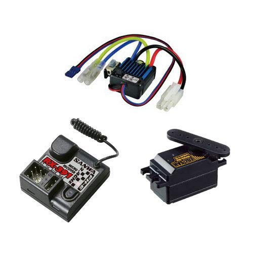 Amazon | サンワ RX-391付セカンドパック（受信機・ESC・サーボセット