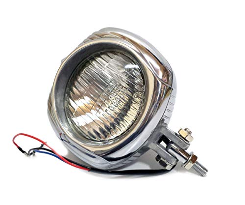 Amazon | 汎用ビンテージスクエアヘッドライト/エレクトロライン