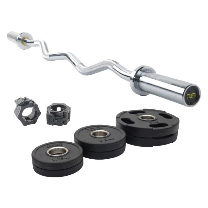 Amazon | FitElite(フィットエリート) オリンピック EZバー (EZバー＋