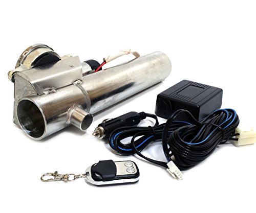 Amazon | 63mm汎用マフラー可変バルブ バイパス リモコン付き 電動 直
