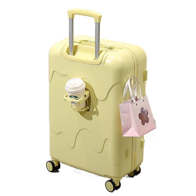 Amazon | [POZEAL] 荷物 トロリースーツケース 女性 回転自在の