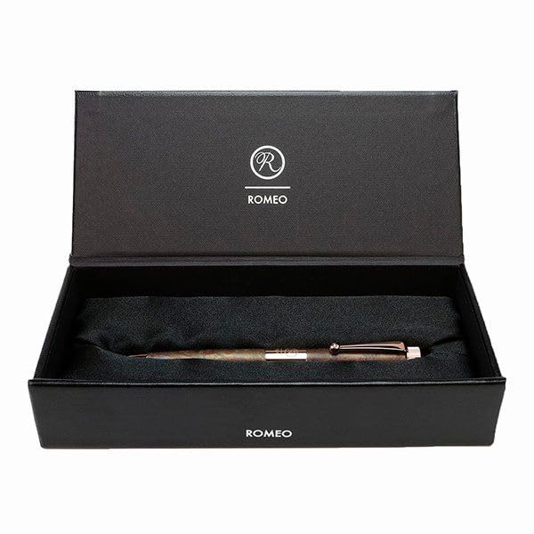 Amazon.co.jp: 完売限定品 ロメオNo.3 ボールペン 斑紋孔雀色