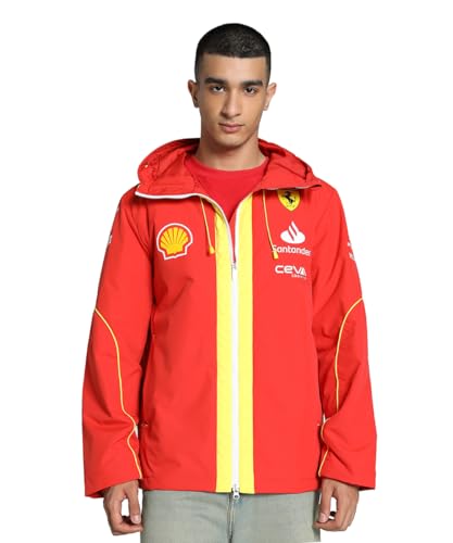 Amazon.com : Scuderia Ferrari Men's 2024 Pro Rain Jacket - Red