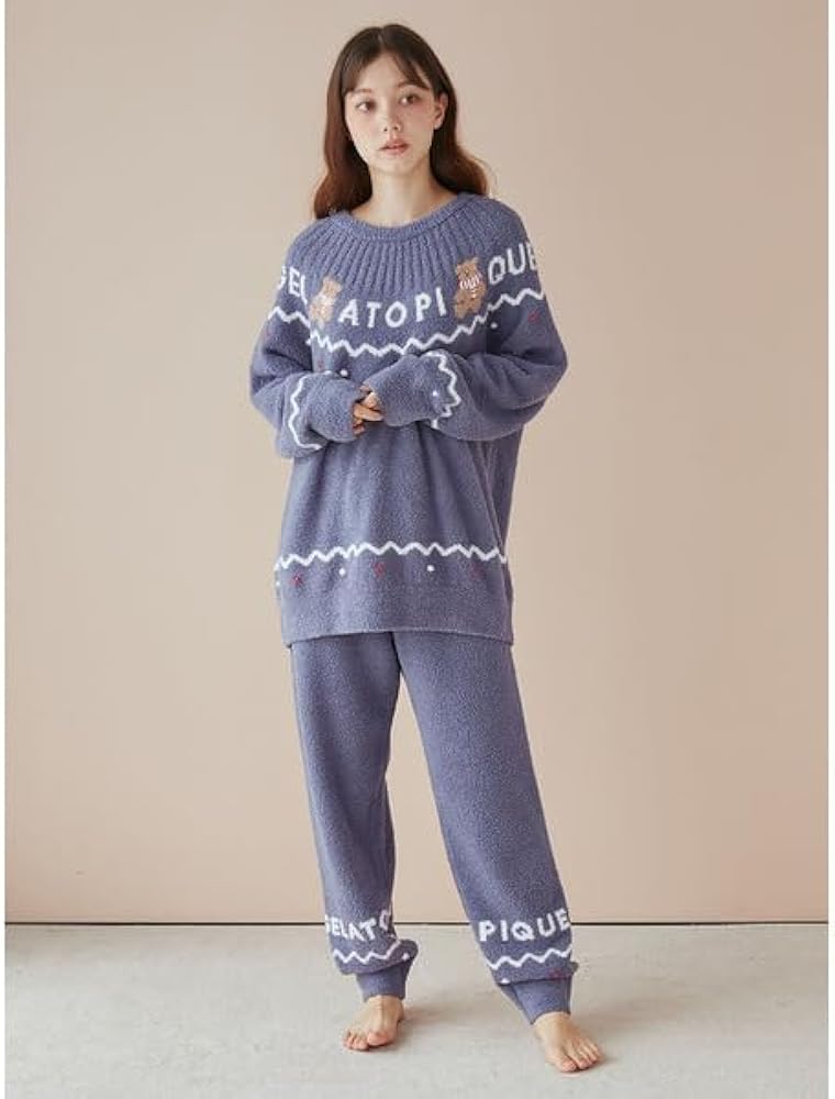 Amazon | [ジェラート ピケ] 【HOLIDAY】ノルディックプルオーバー