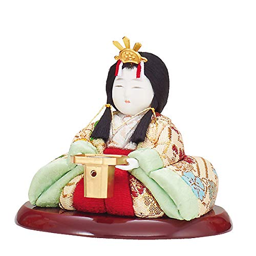 Amazon | 雛人形 おしゃれ 三人官女 単品 3人 木目込 一秀 ひな人形