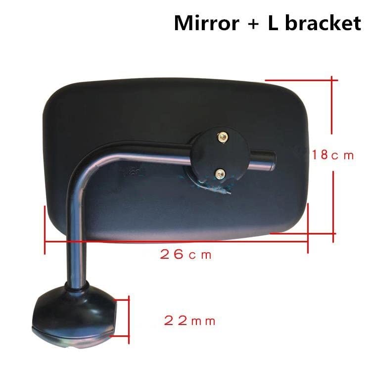 Amazon | バックミラーサイド アンダー ミラー 日立用 Zx ミラー反転