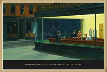 Amazon.co.jp: ポスター エドワード ホッパー ナイトホークス