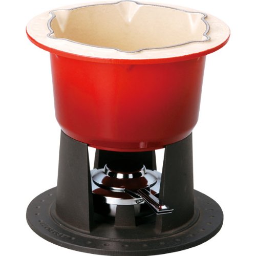 Amazon.co.jp: ルクルーゼ コンパクト・フォンデュ・セット チェリー