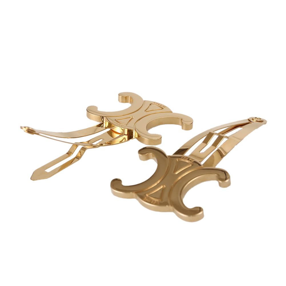 Amazon.co.jp: [セリーヌ] ヘアクリップ 2個セット ヘアアクセサリー