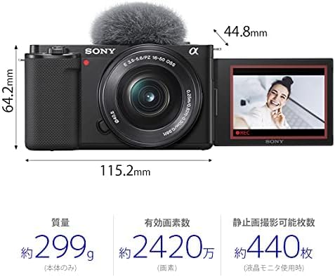 Amazon | SONY(ソニー) Vlog用カメラ レンズ交換式VLOGCAM APS-C
