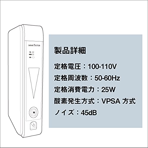 Amazon.co.jp: [SARARI TOCTOR] ポータブル酸素発生器 日本語説明書