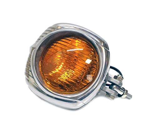 Amazon | 汎用ビンテージスクエアヘッドライト/エレクトロライン