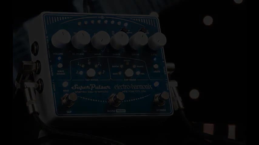Amazon.com: Electro-Harmonix Super Pulsar Stereo Tap Tremolo Pedal