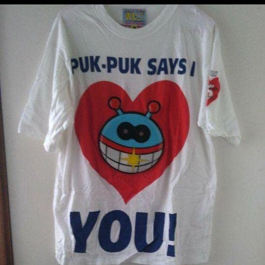 Amazon.co.jp: w&lt パクパクくん hide 着用 Tシャツ ホワイト : おもちゃ