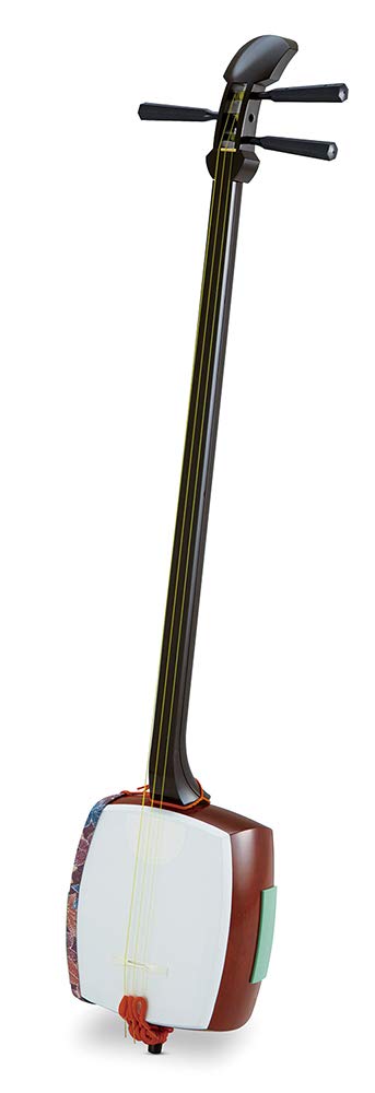 Amazon | SUZUKI スズキ 細棹三味線セット かえで 木製+樹脂製・のべ棹