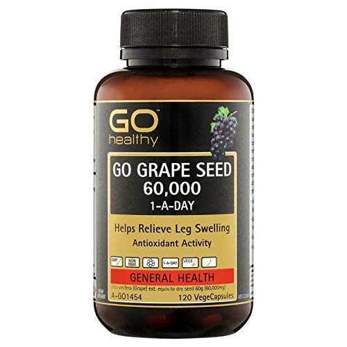 Amazon.com: GO Healthy Grape Seed 60000mg 120 Vege Capsules