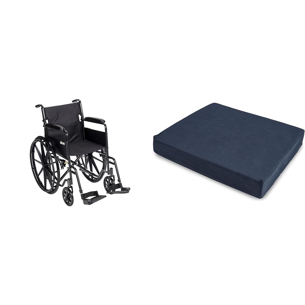 Amazon.com: Drive Medical SSP118FA-SF Silver Sport 1 Folding