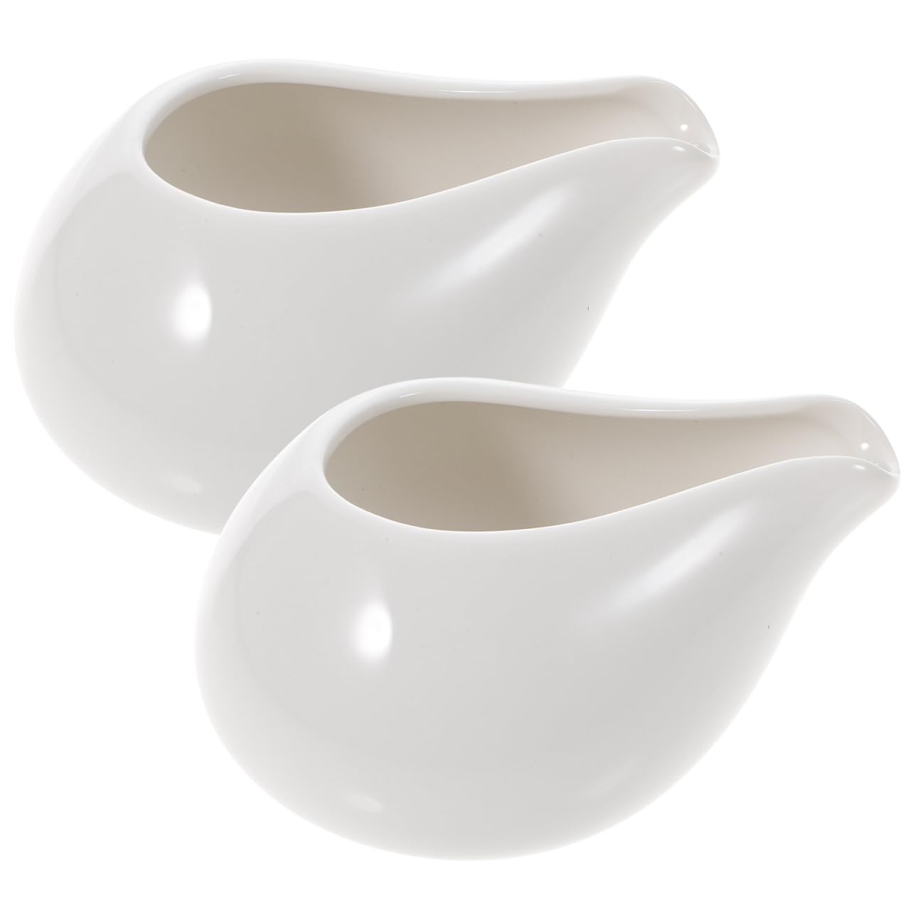 Amazon.com | Hemoton Ceramic Gravy Boat 8Oz White Sauce Server