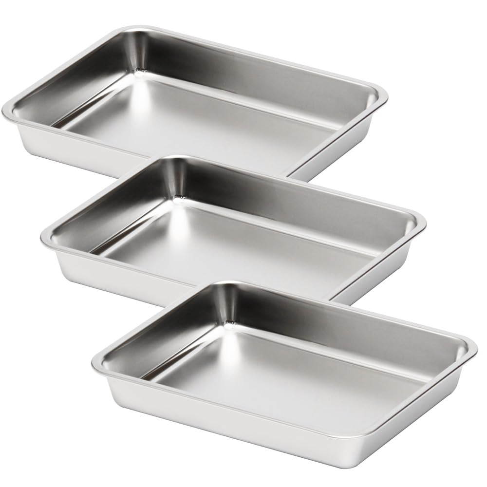 Amazon｜バット ステンレス 板厚0.8mm 業務用 3枚セット (3枚取サイズ