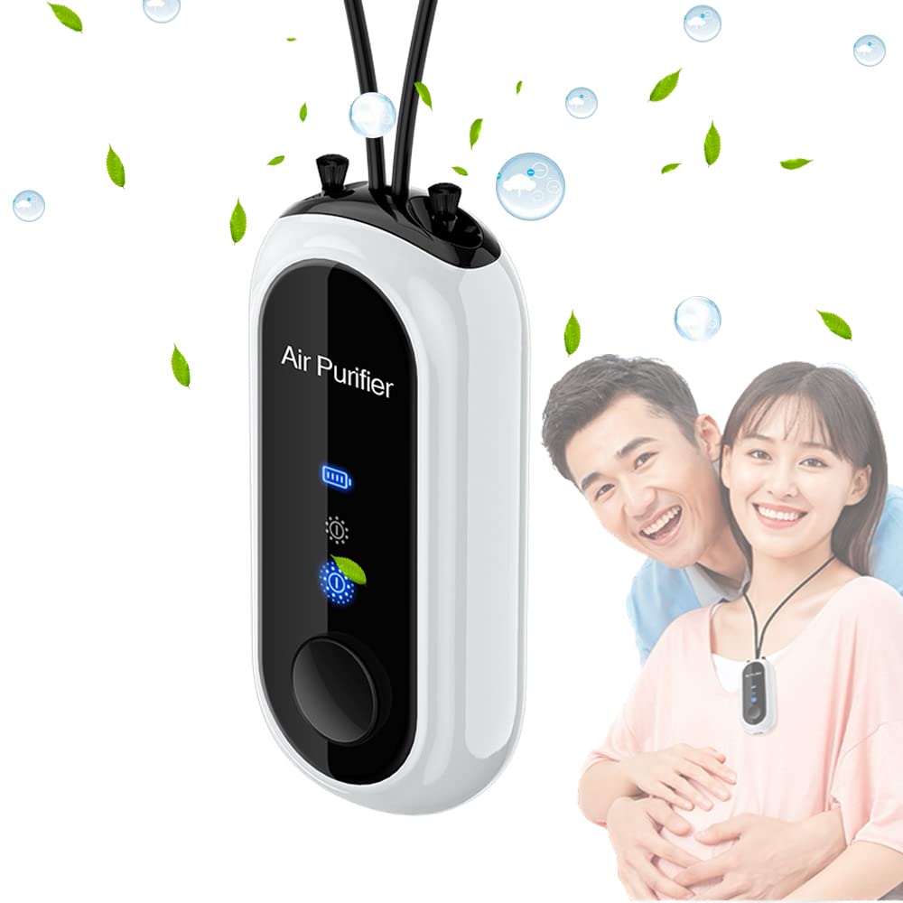 Amazon.co.jp: Lemonior 携帯用 空気清浄機 小型 首掛け 携帯型