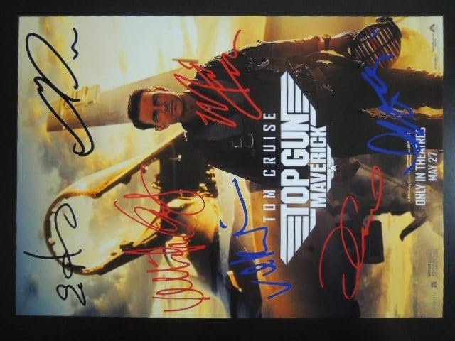 トム・クルーズ ⁄直筆サイン⁄認証証明書⁄トップガン⁄TOPGUN トム