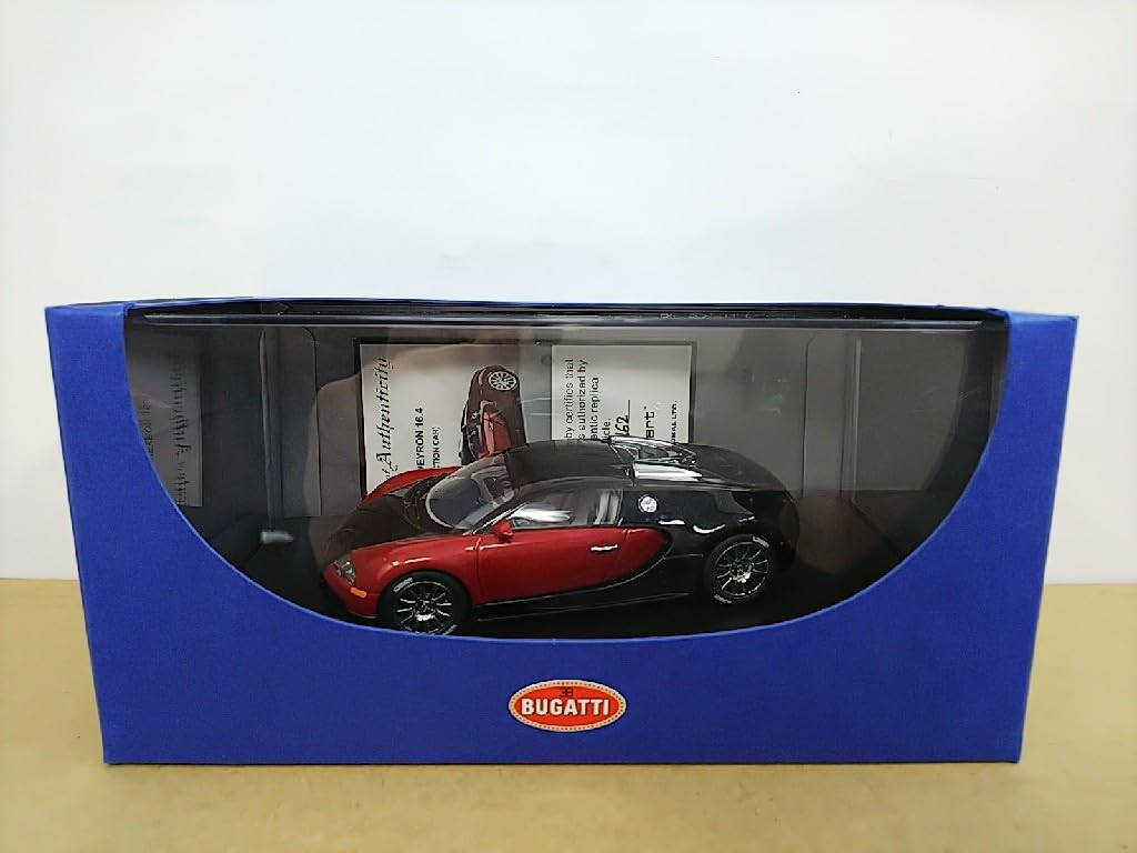 Amazon | □ AUTOartオートアート 1/43 Bugatti 16.4 Veyron レッド