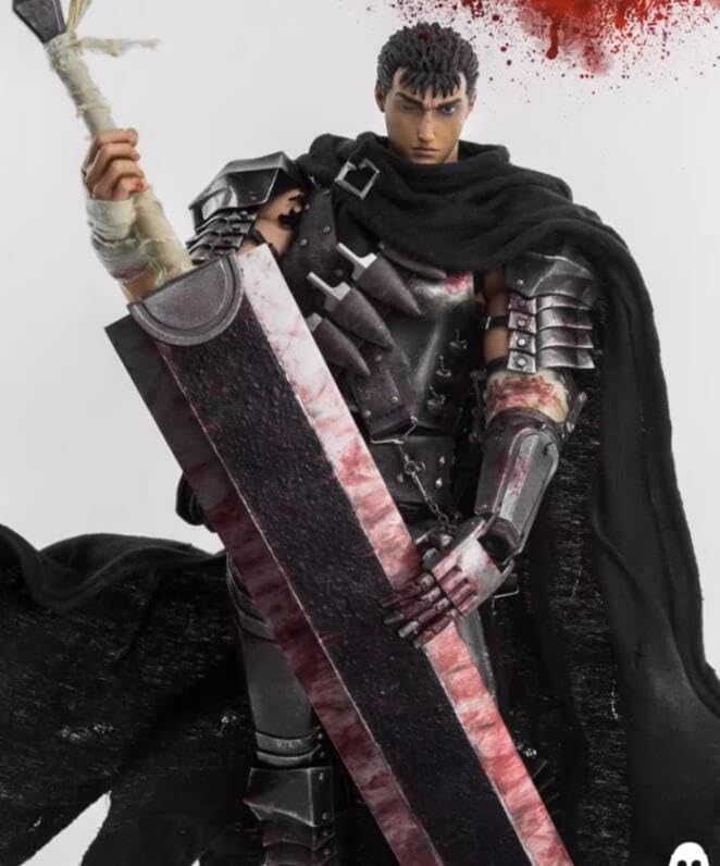 Amazon | 「AC」ThreeZero 1/6 ベルセルク 男性 黒剣士 ガッツ 可動