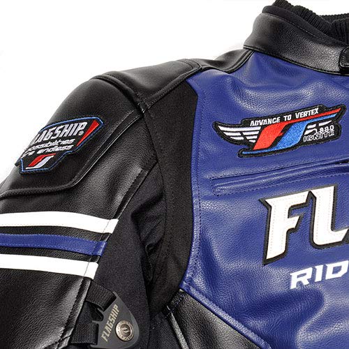 Amazon | [フラッグシップ] バイク用 ジャケット イグナイトPUレザー