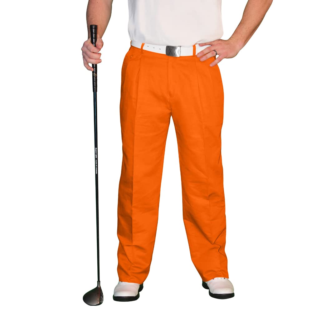 ヒールクリークオレンジ メンズゴルフパンツ HEAL CREEK ヒール