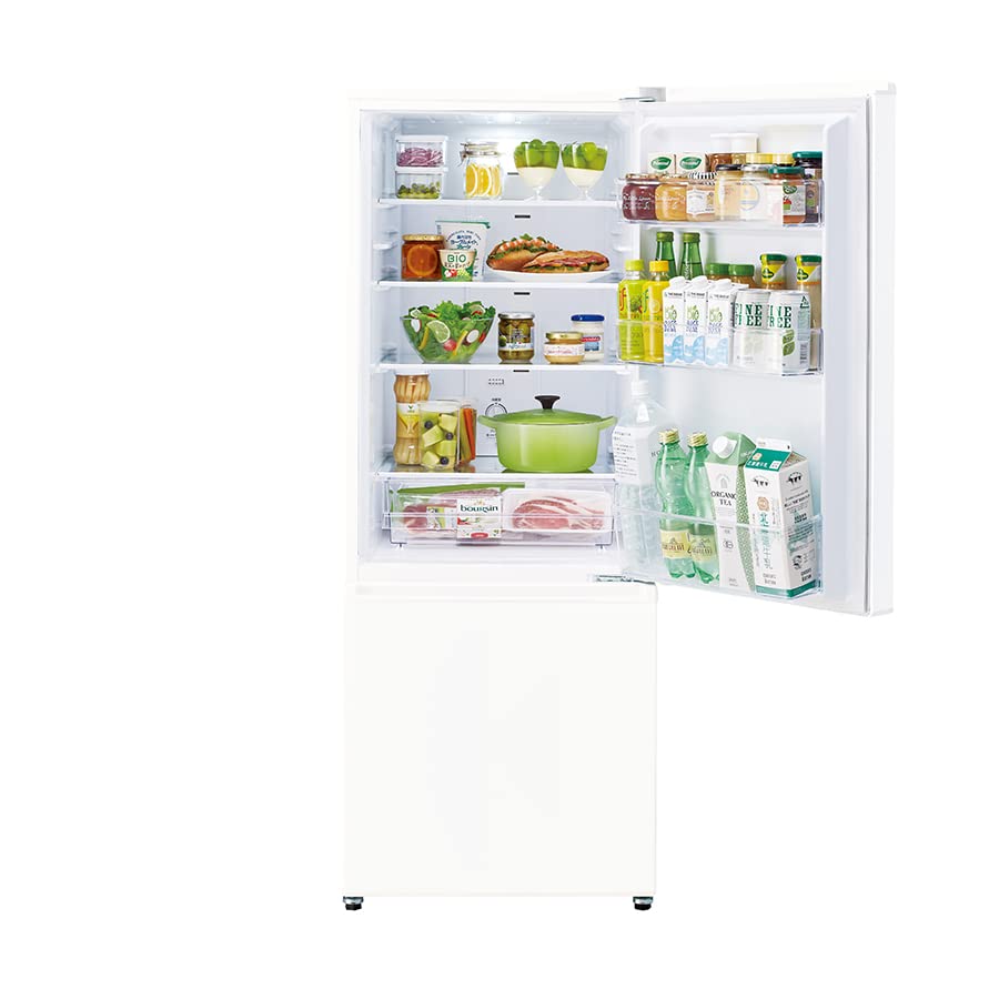 Amazon.co.jp: AQUA 【右開き】201L 2ドアノンフロン冷蔵庫 ミルク AQR