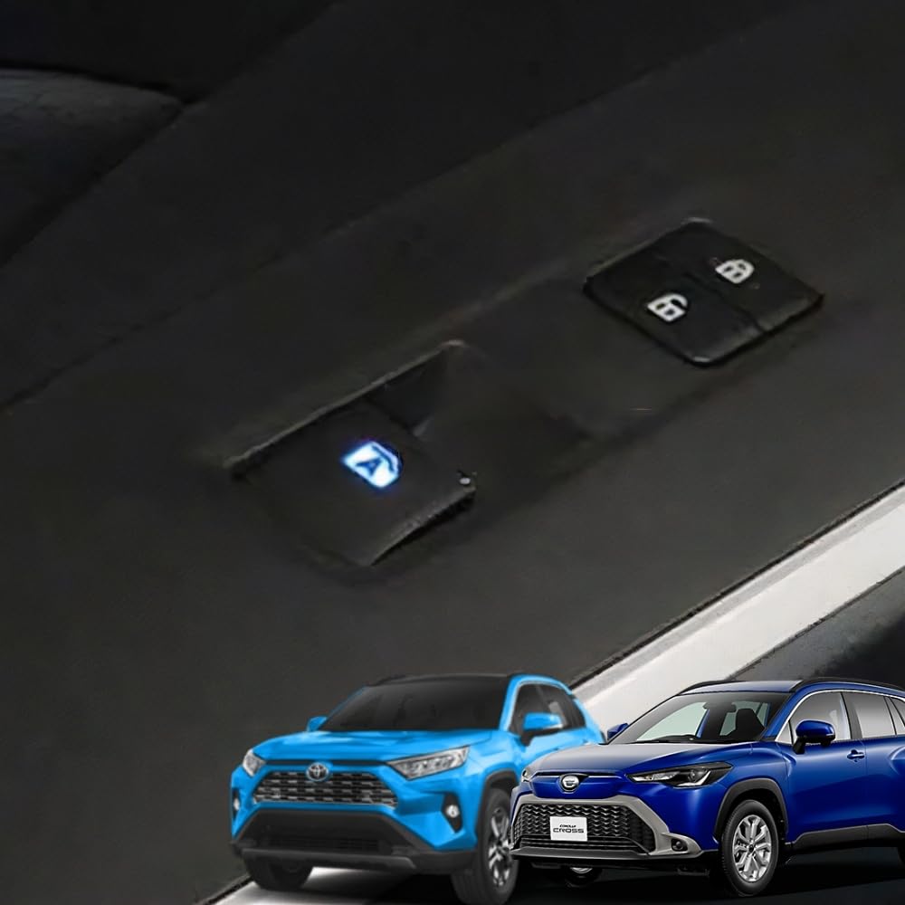 Amazon | 光る LEDイルミネーション付き パワーウインドウスイッチ