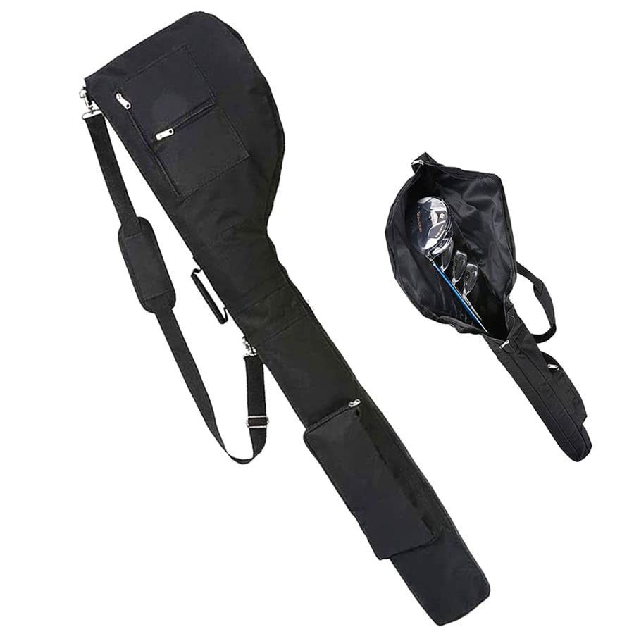 Amazon | 軽量 ゴルフ クラブケース ゴルフケース 練習用 大容量 7本