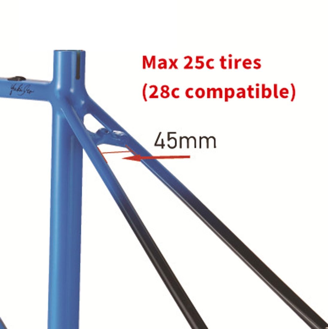 Amazon.co.jp: 700C ロードバイク フレームセット Cブレーキ アルミ