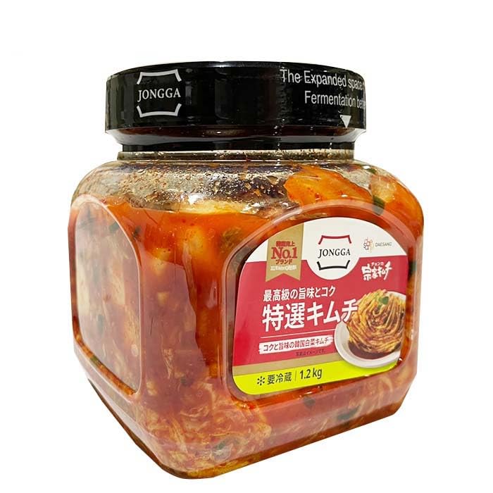 Amazon.co.jp: 徳用 宗家（チョンカ）キムチ（白菜キムチ）1.2kg 要