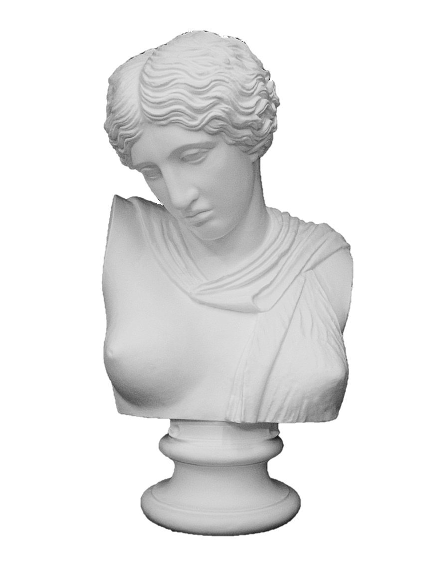 Amazon.co.jp: 石膏像 K－131 ギリシャ婦人胸像 H．69cm