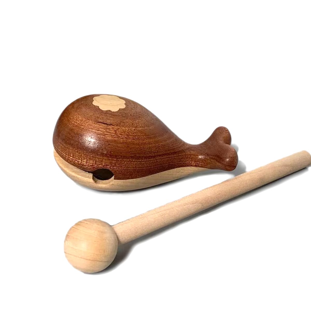 Amazon｜木魚 木製 仏具 黒檀とメープル 木魚 ミニ もくぎょ 打楽器