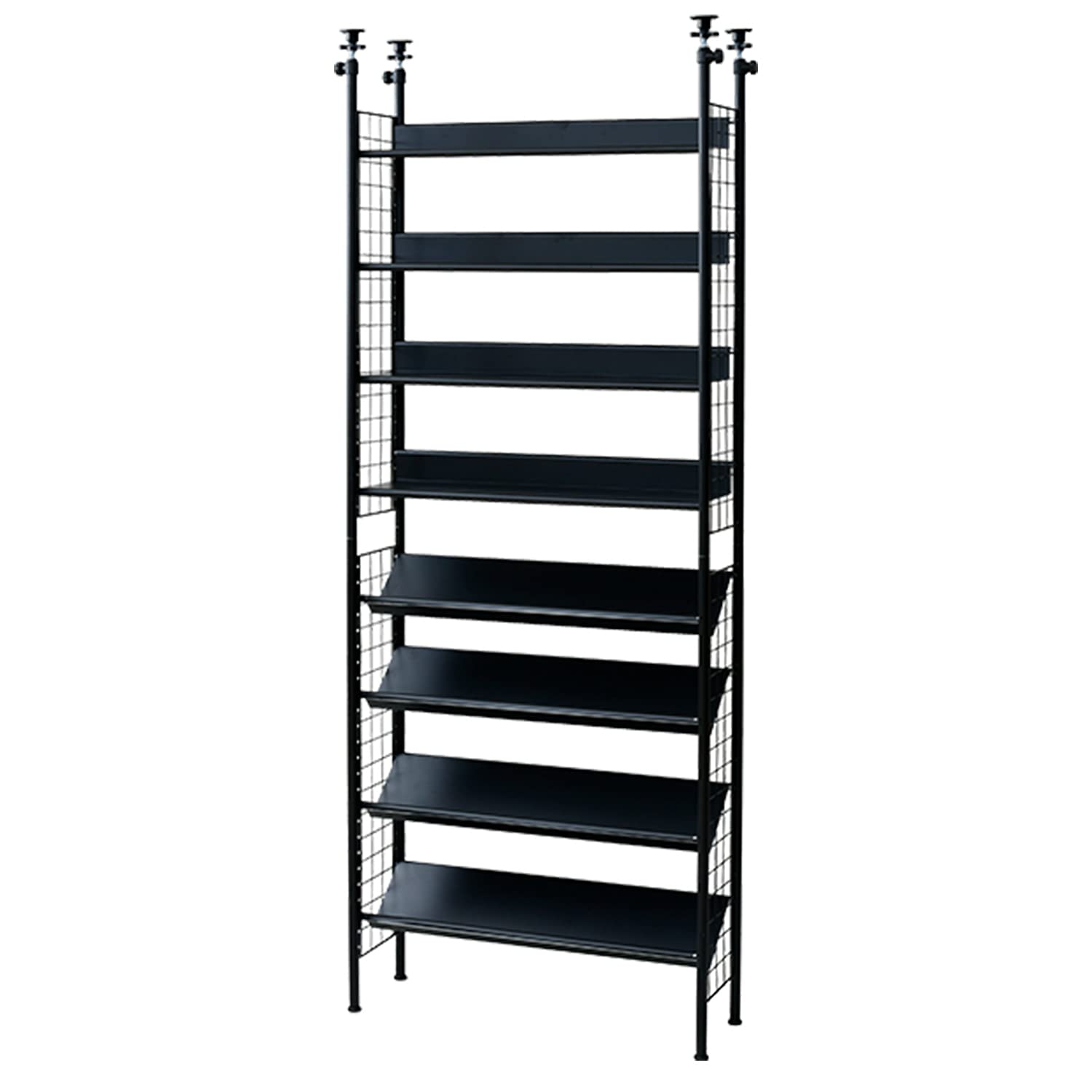 Amazon｜[山善] 突っ張りフリーラック スリム 幅78×奥行25×高さ209