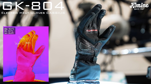 Amazon | コミネ(KOMINE) バイク用 グローブ 7.4V電熱グローブ用 充電