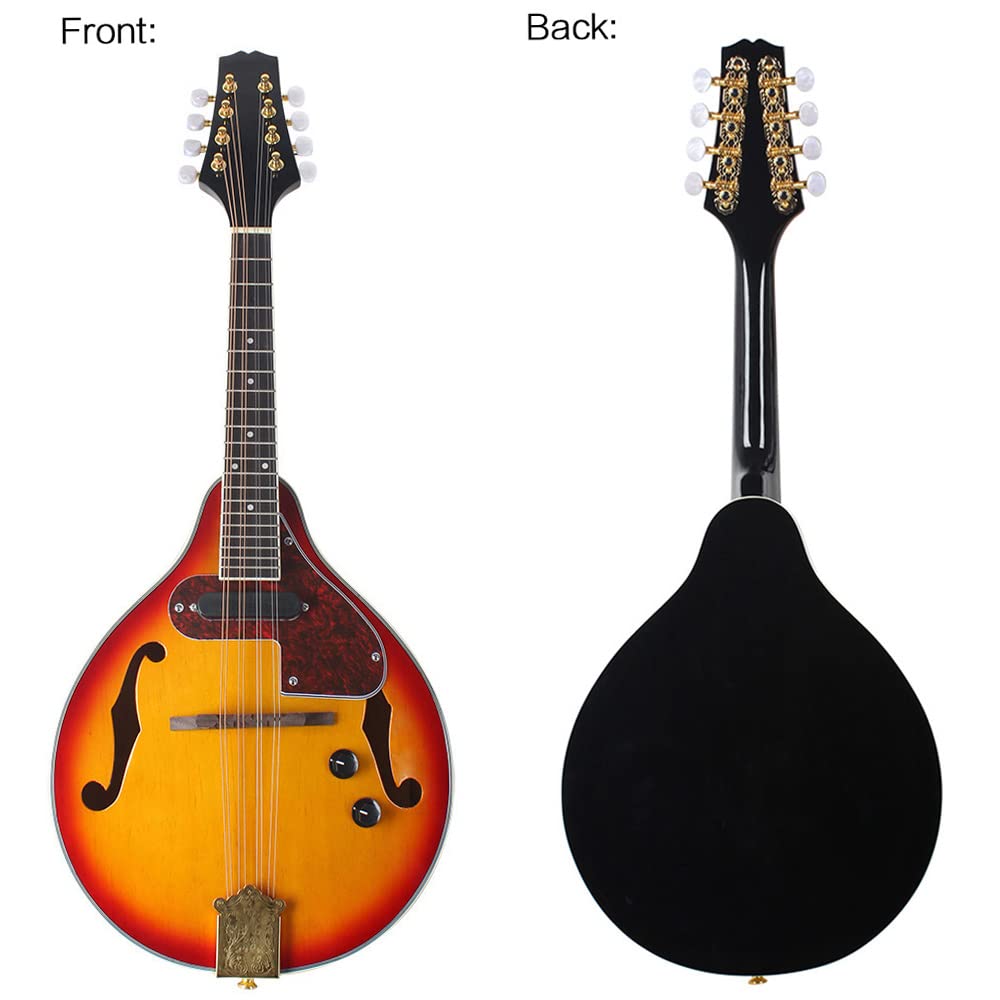 Amazon | 電子マンドリン, セット 8弦 マンドリン A-スタイル 弦楽器