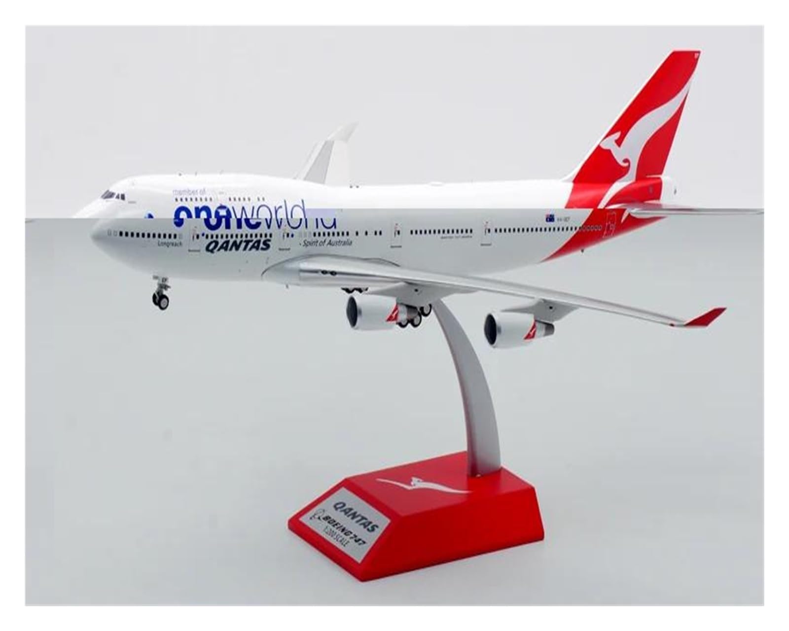 Amazon.co.jp: 航空機 カンタス航空 B747-400 VH-OEF 合金旅客機モデル